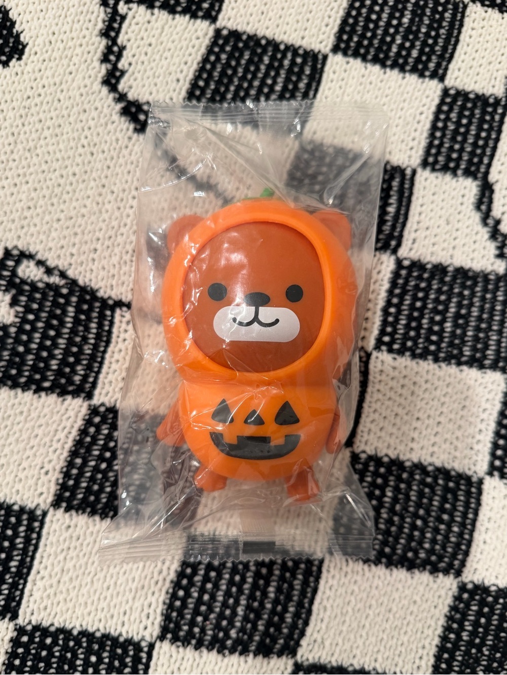 Halloween Bear Squishy with removable Pumpkin outfit Brand new!